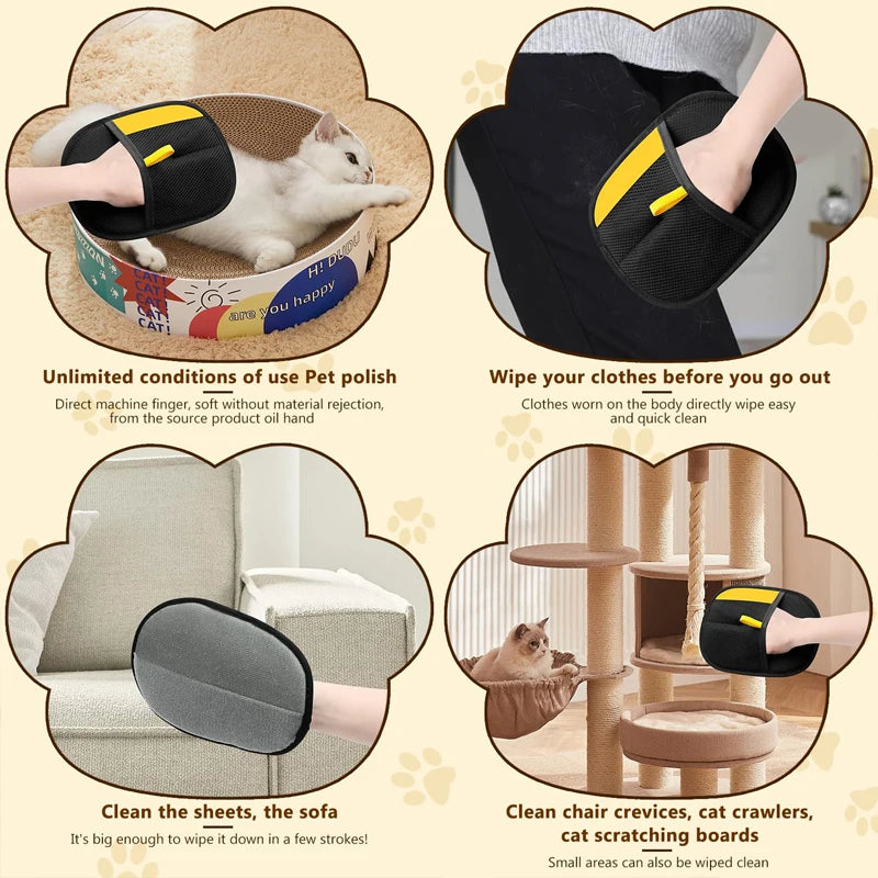 Reusable Pet Hair Remover Mitt